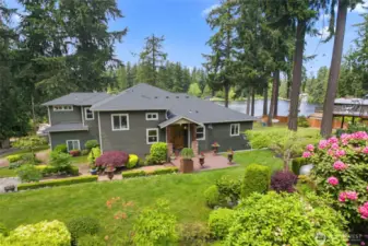 Your home has 10 year old Landmark Composition roof with 30 year transferable warranty