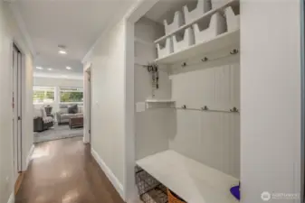 Entry from Garage