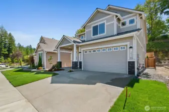 Fully landscaped front and backyards provide great curb appeal!