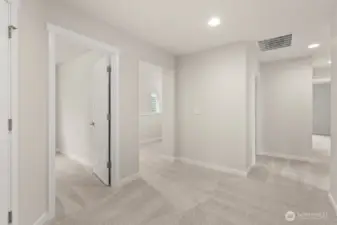 Oversized hallway on second floor!