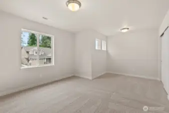 Oversized room with the flexibility to be a 4th bedroom or bonus room.