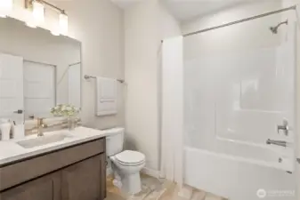 Upstairs hall bath