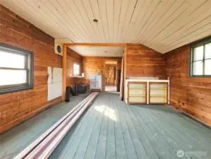 Outbuilding interior