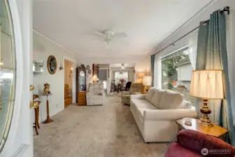 Bright spacious living room