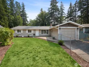 Fully Fenced Yard.