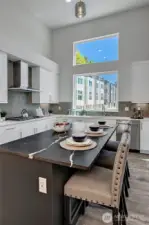 Gas cooking range (photos of lot34, same floorplan)