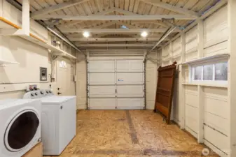 Washer/Dryer for the studio is in the garage.