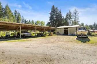 5 stall carport