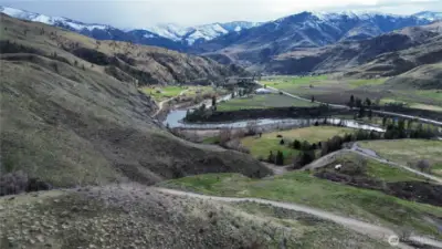 view towards south from property