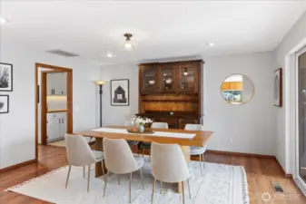Large Dining space