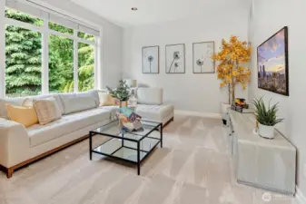 A massive bonus room or play room provides flexibility for all your needs.