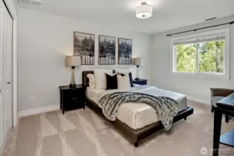 Bedroom #2 is ample in size.