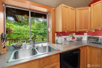Every window looks out onto mature landscaping that surrounds and embraces the homes.