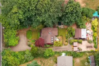 Here one can see the parking, main home & gardens and permitted DADU with it's own private outdoor space.  We can't wait to show it all to you. Call today for an appointment!