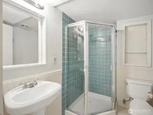 Downstairs bathroom.