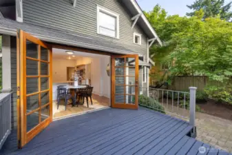 Back deck.