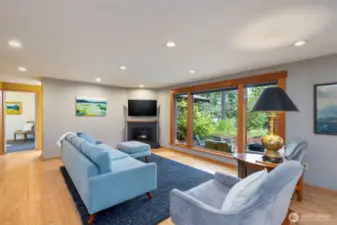 Open concept living space.