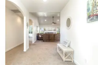 Inviting entry.