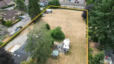 2 acres zoned 6-9 homes per acre!