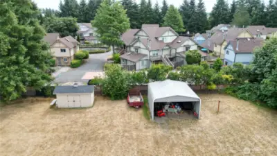 Large Shed and carport