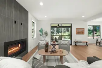 gas fireplace