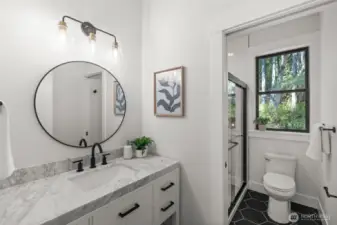 Jr. Primary suite on main level bathroom