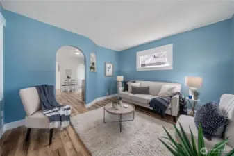 Room to relax and unwind in your charming front room.