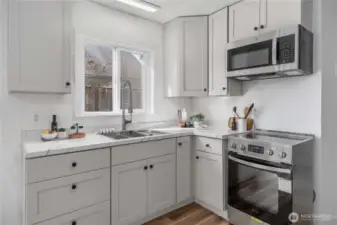 Updated kitchen for your enjoyment.