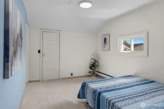 Second upstairs bedroom - this room has attic access for potential expansion.