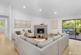 imported spanish white oak wood floors throughout main level