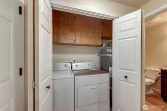 Laundry room on the main level!