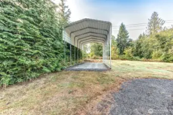Large carport for RV, boat or vehicle storage!