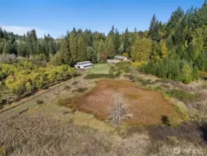 Pond, Orchard, Large barn & house. Lots of privacy