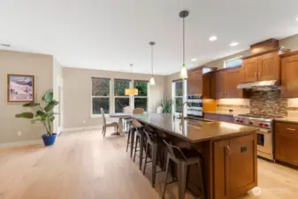 Additional view of the kitchen.