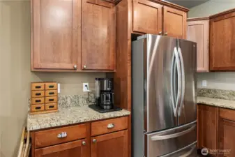 Great space for a coffee bar or adult beverages bar...