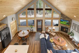 The spacious great room provides the perfect setting for entertaining.