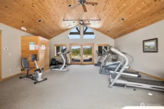 Kick off your day with a workout in the Activity Center’s fully equipped fitness room.
