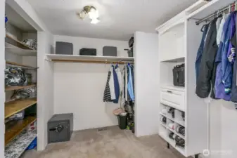 Large walk in closet