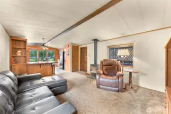 Living room towards entry