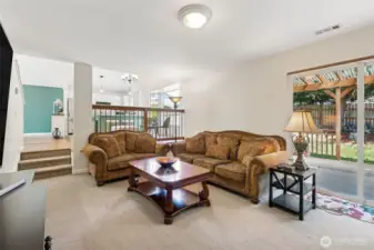 Living Room open to Great Room