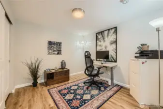Now this is MORE than a one bedroom! Den or flex space..open extra guest room? work out room? extra media room? whatever your heart desires..