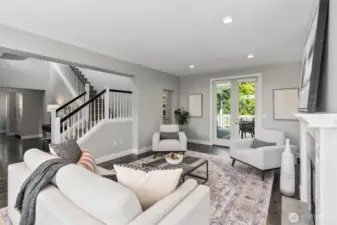 Style meets serenity—designer finishes and French doors to your private garden escape.
