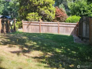 Northerly side of the lot