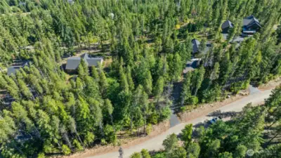 Aerial views of neighborhood and property