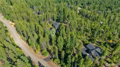 Aerial views of neighborhood and property