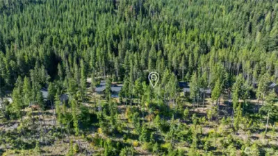 Aerial views of neighborhood and property