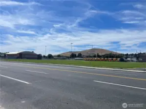 near High School fields