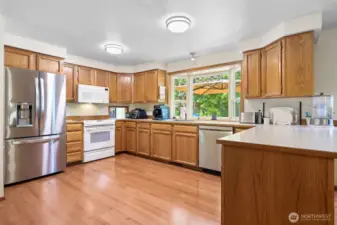 Kitchen with tons of counter space!