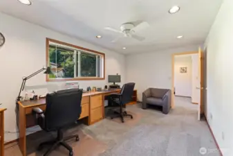 3rd upstairs bedroom (being used as an office)