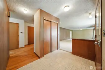 Entry with Large Coat Closet
